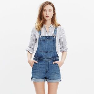 Madewell Size M Denim Shorts Overalls